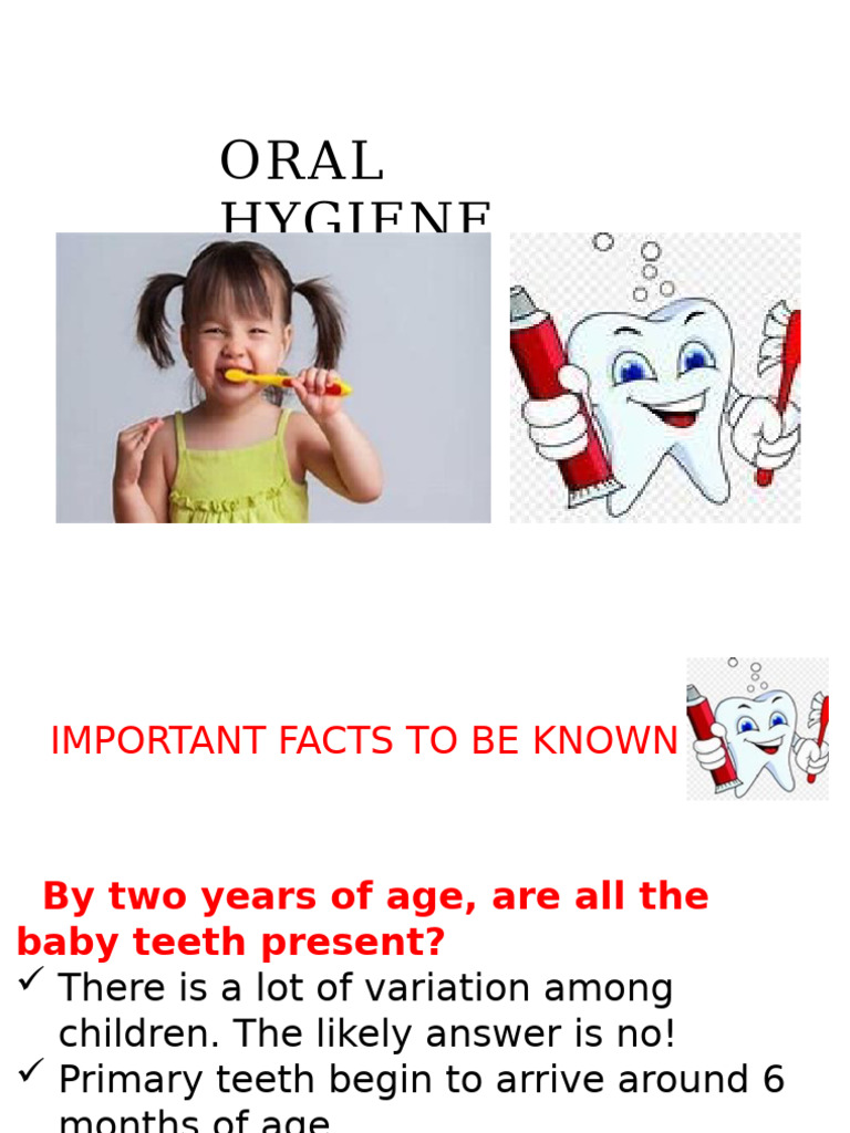 Essential Oral Hygiene for Kids | PDF | Toothbrush | Oral Hygiene