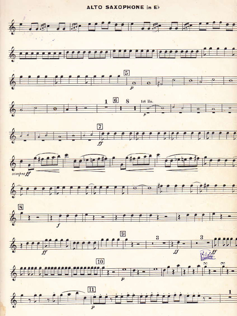 Alto Sax 0001 | PDF