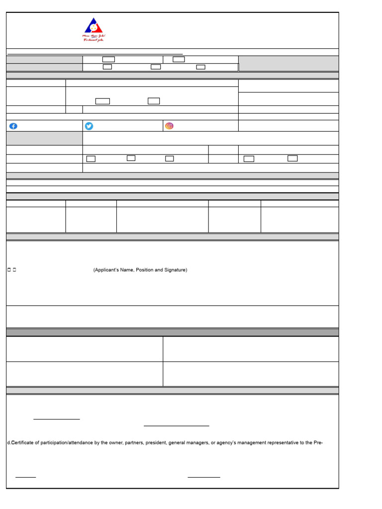 PEA License Application Guidelines | PDF | Private Law | Business