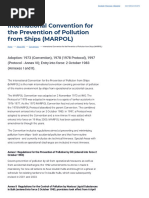 MARPOL Convention Annexes Overview | PDF | Exhaust Gas | Environmental ...