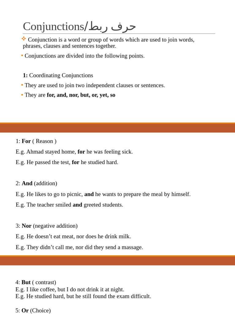 Conjunction S | PDF