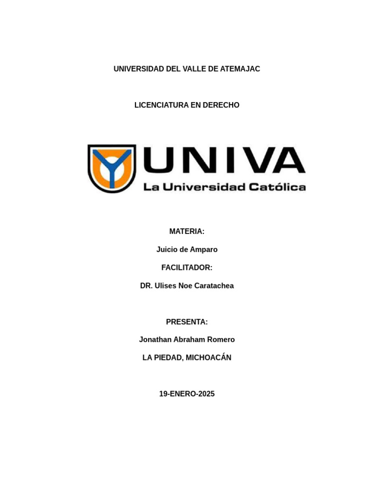 Juicio de Amparo 1 | PDF | Caso de ley | Ley Pública