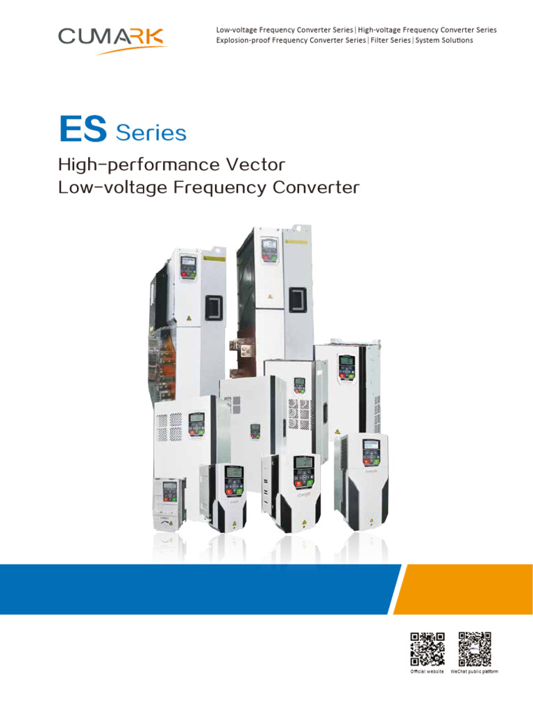 ES Series Frequency Converters Overview | PDF | Electromagnetic ...