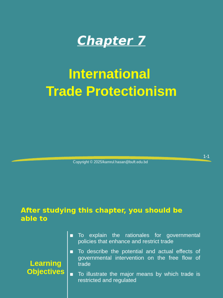 Understanding Trade Protectionism | PDF | Non Tariff Barriers To Trade ...