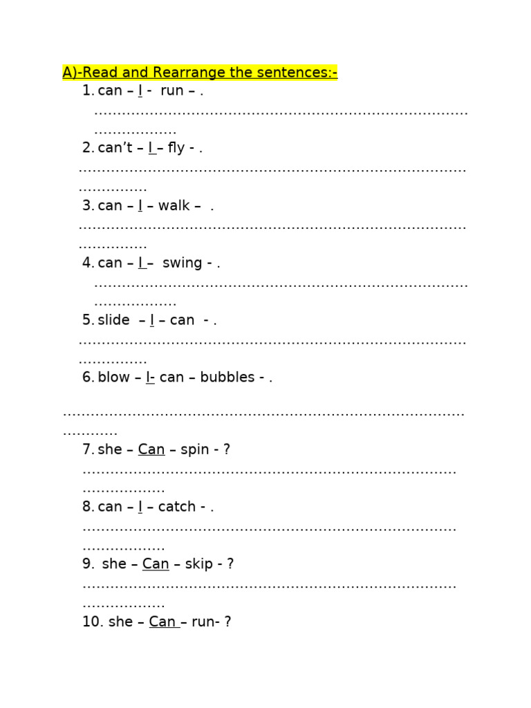 Unit 2 Rearrange | PDF