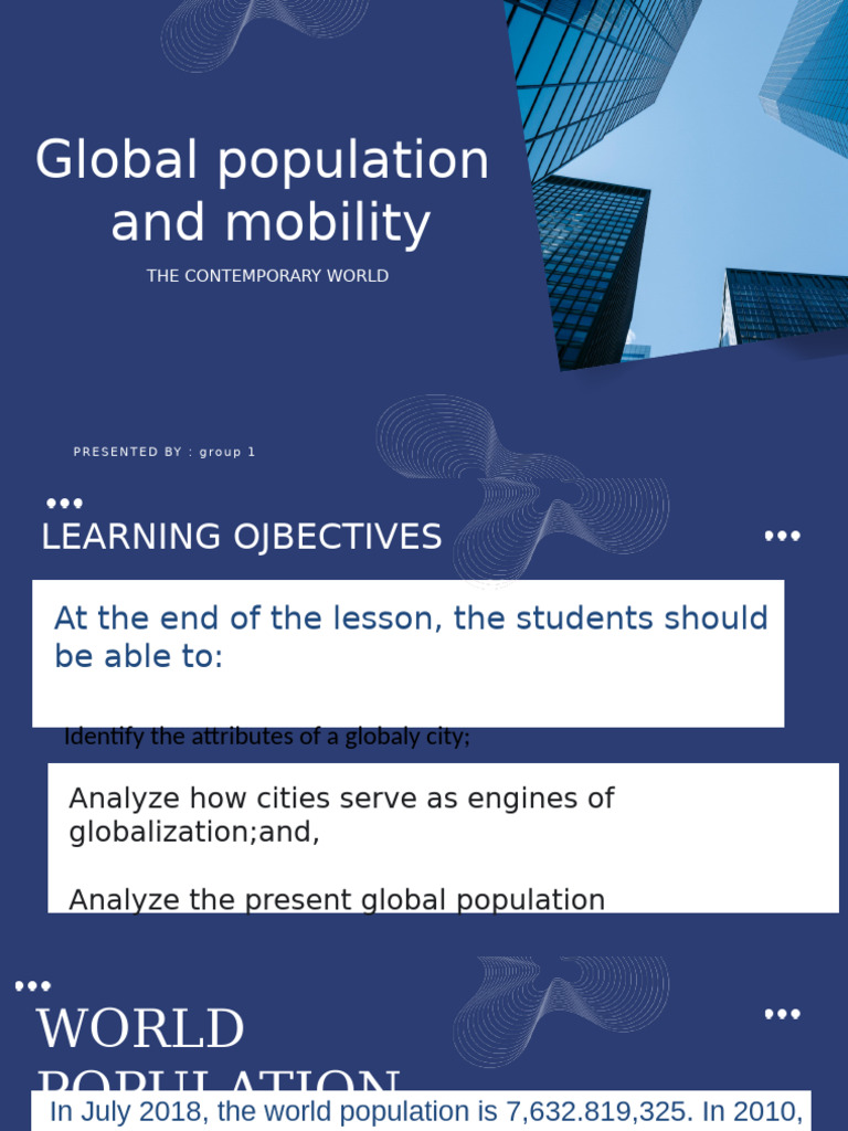 Global Population and Migration Trends | PDF | World Population | Human ...