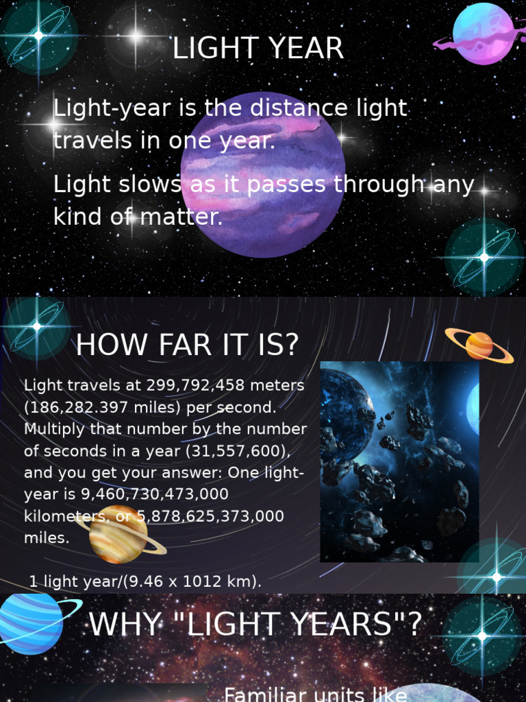 Understanding Light-Years and Distances | PDF | Jupiter | Light