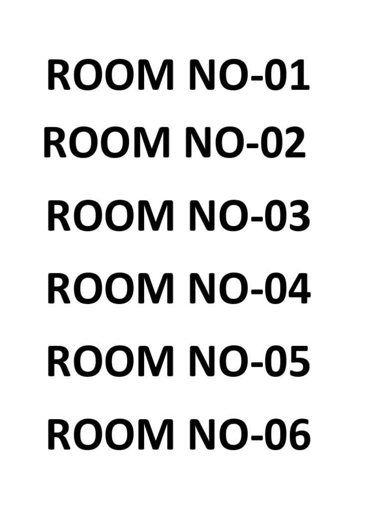 Room | PDF