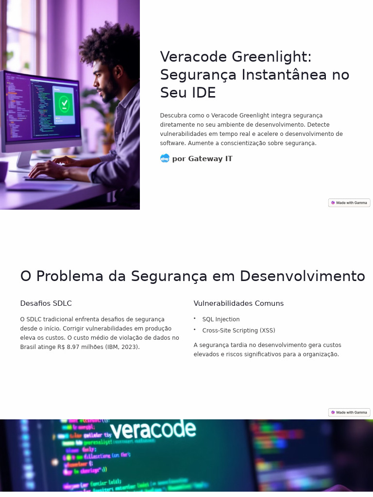 Veracode Greenlight Seguranca Instantanea No Seu IDE | PDF | Segurança ...