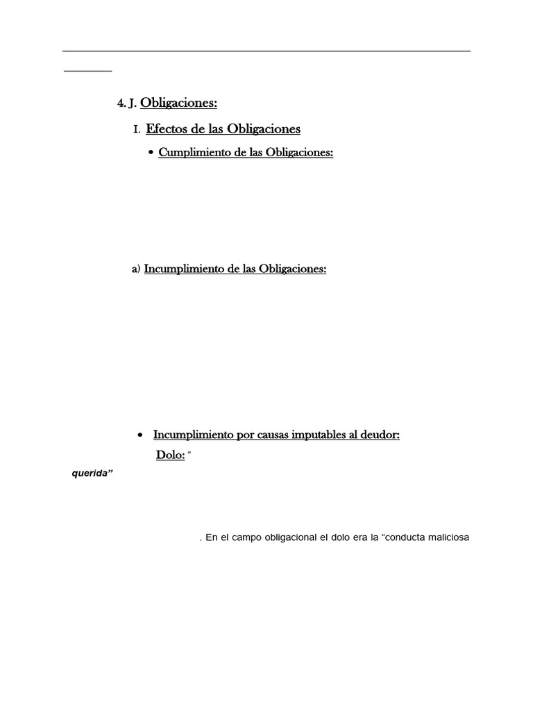 Efectos y Cumplimiento de Obligaciones | PDF | Pagos | Daños y perjuicios
