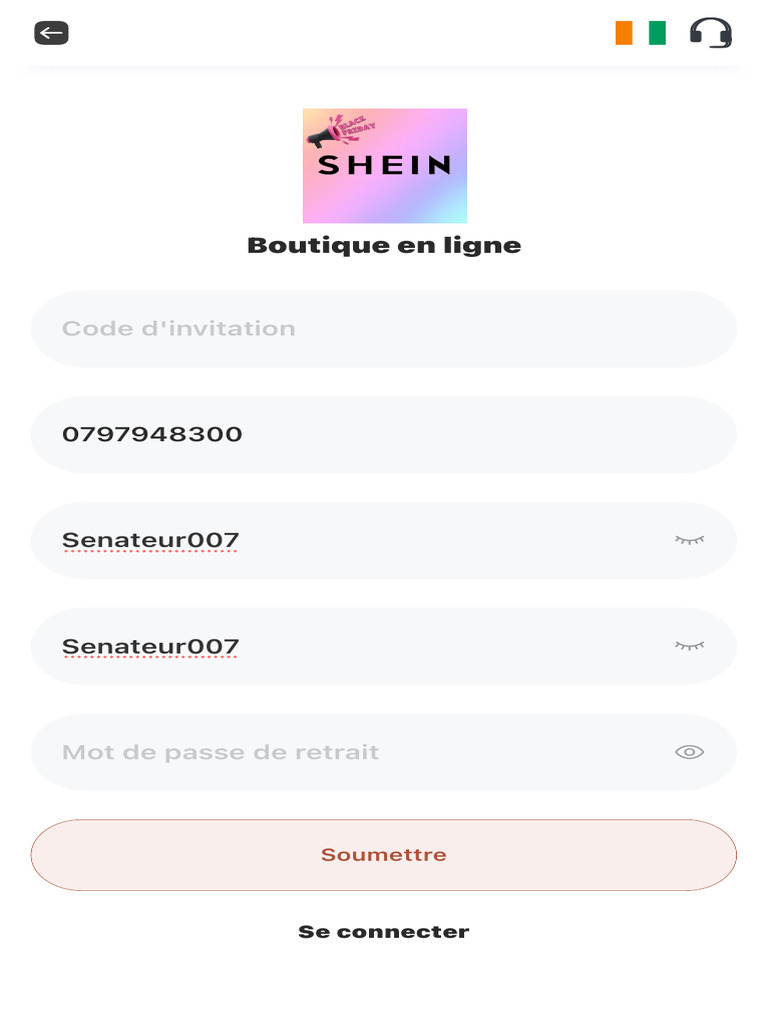 Code d'invitation pour boutique en ligne | PDF