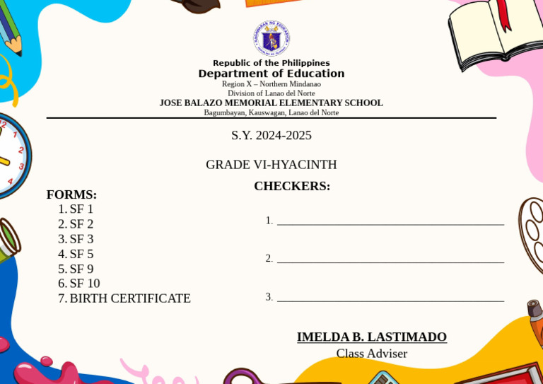 Forms Cover Page | PDF
