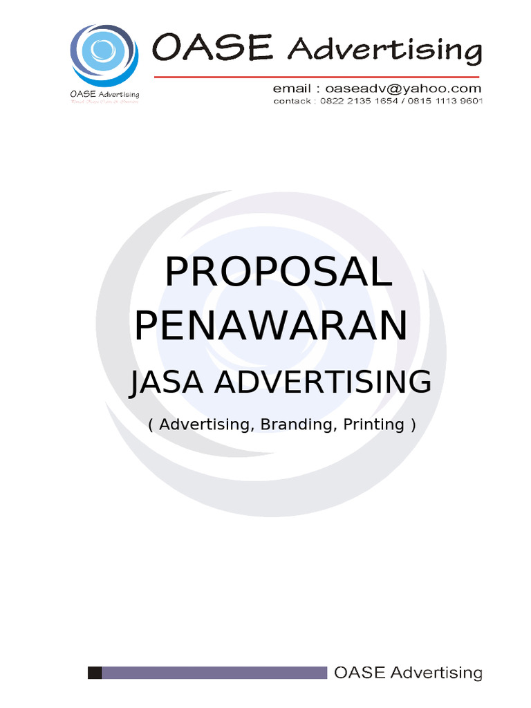 Jasa Advertising Kreatif Oase Advertising | PDF