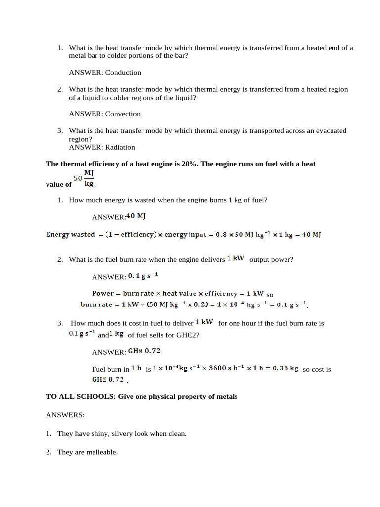 Heat Energy | PDF | Heat | Heat Transfer