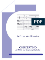 Violin Concertino - Full Score