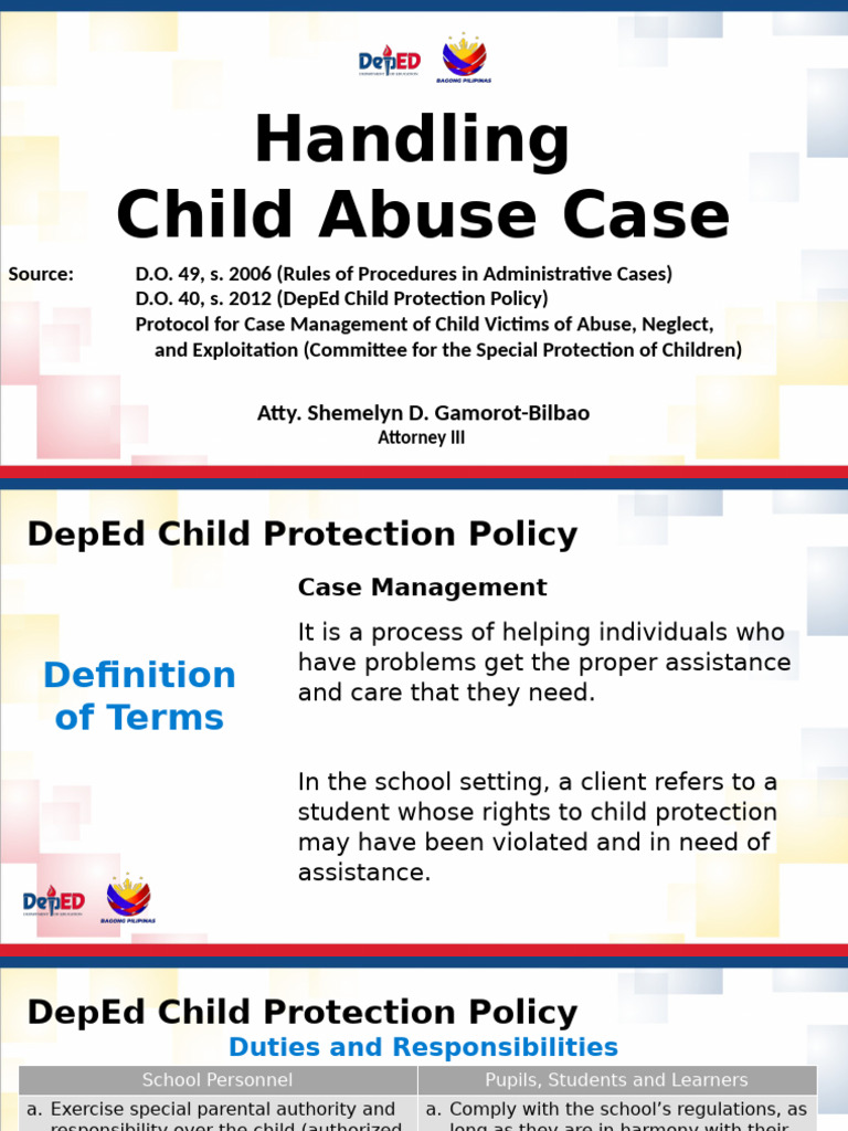Child Abuse Case Management Guide | PDF | Child Protection | Child Abuse