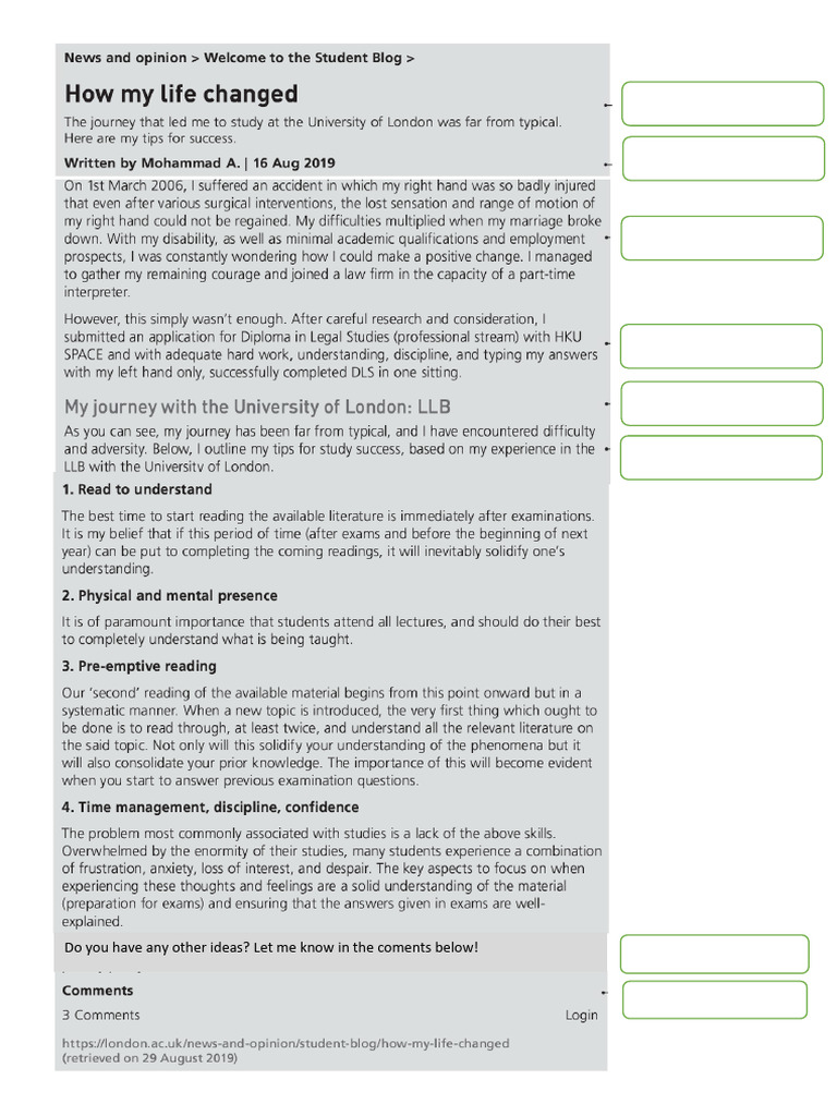 Blog Structure Template Guide | PDF