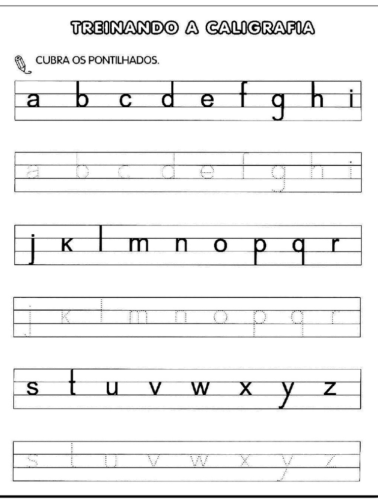 Caligrafia - Letra de Forma | PDF