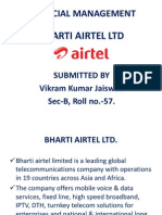 Financial Management: Bharti Airtel LTD