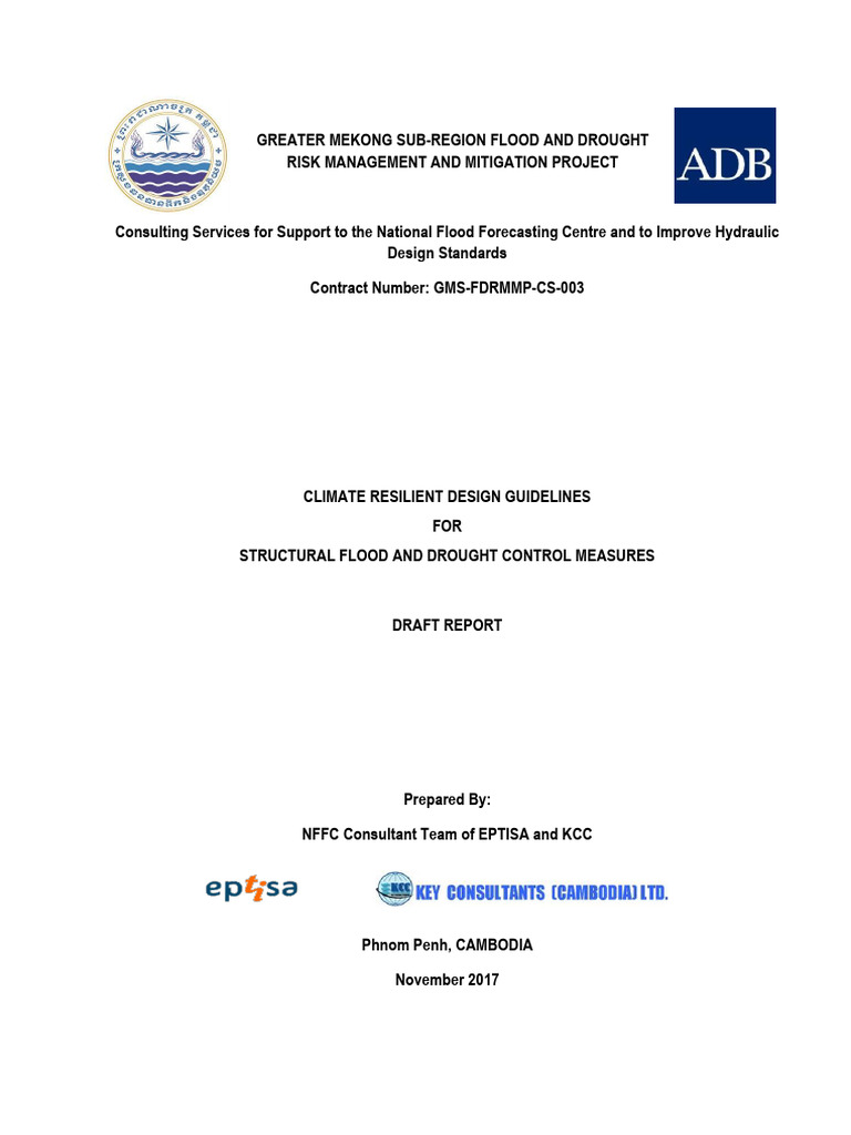 Flood and Drought Design Guidelines | PDF | Flood | Drought