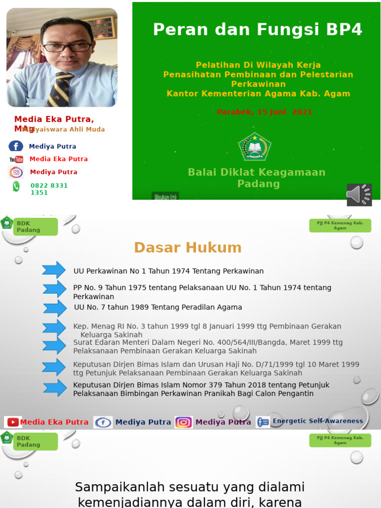 Peran dan Fungsi BP4 dalam Perkawinan | PDF