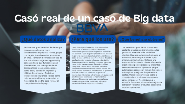 Caso Real de Big Data | PDF | Big Data | Bancos