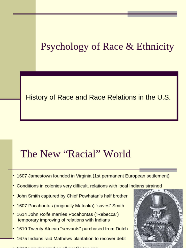 Races Ethnic Diversity in The US (L8) | PDF | Internment Of Japanese ...