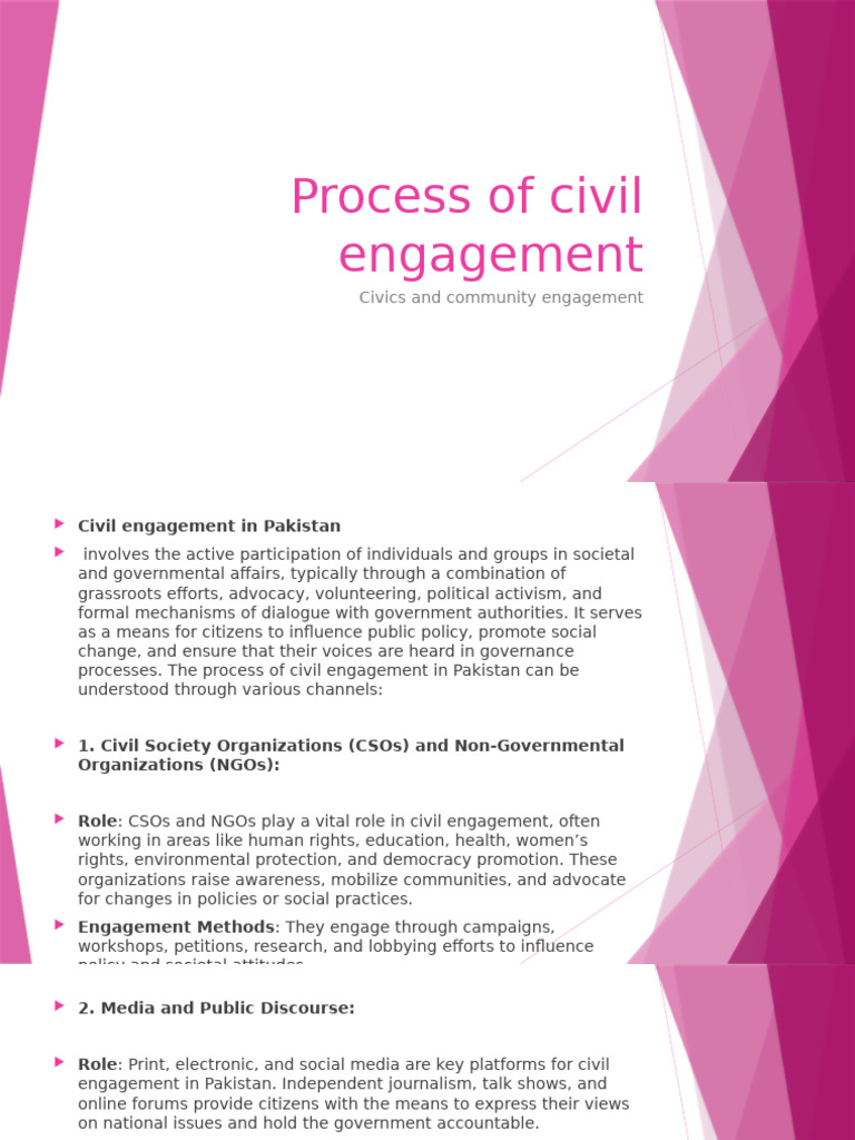 Civil Engagement Processes in Pakistan | PDF | Non Governmental ...