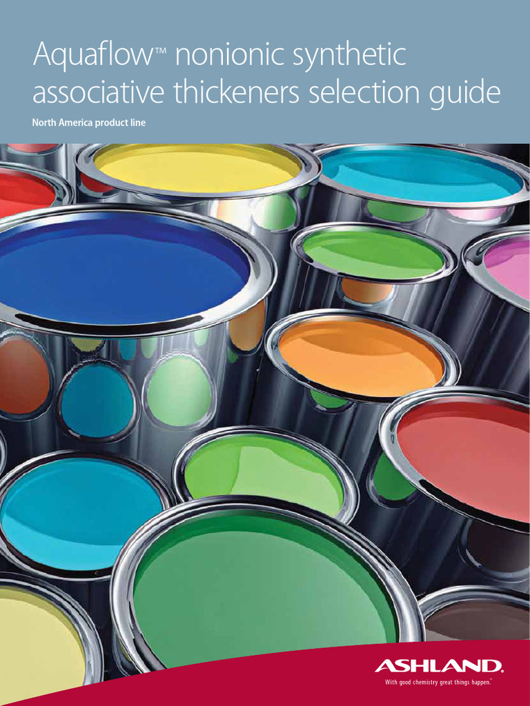 Aquaflow Rheology Modifiers Overview | PDF | Paint | Rheology