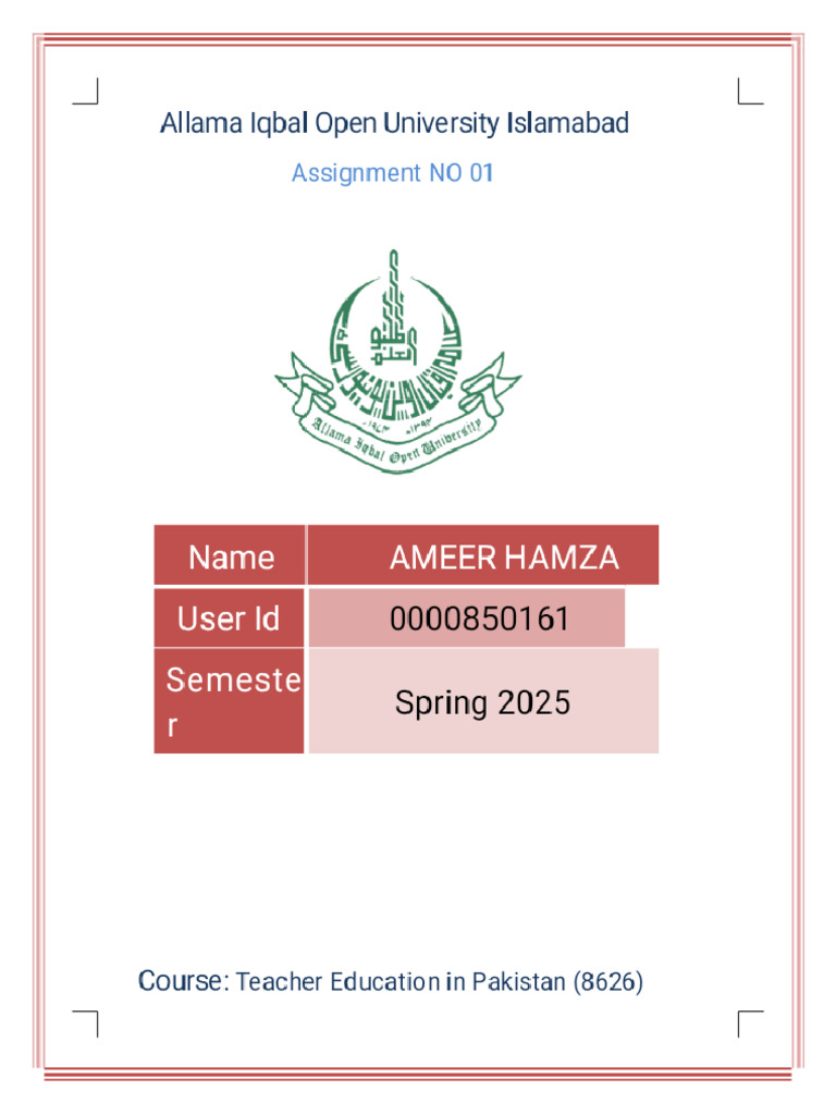 Assignment No 1 | PDF