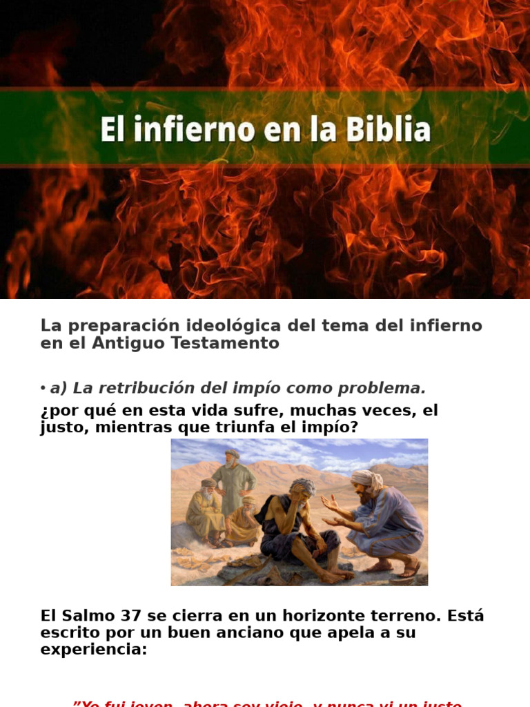 Infierno en el Antiguo Testamento | PDF | Libro de trabajo | Infierno