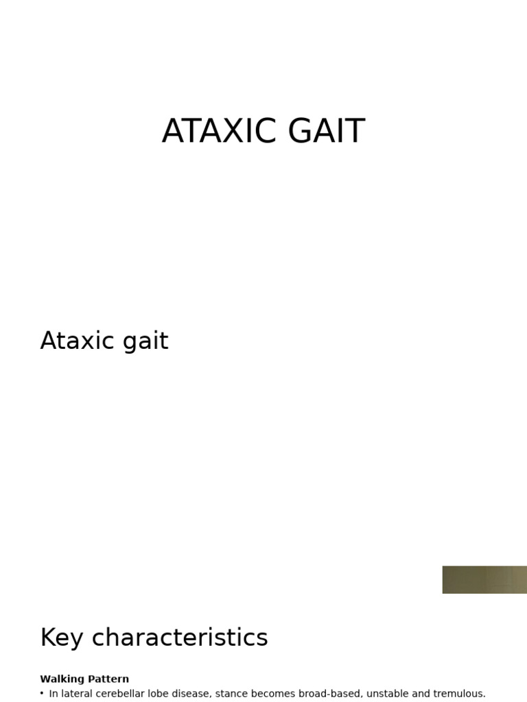 Ataxic Gait | PDF