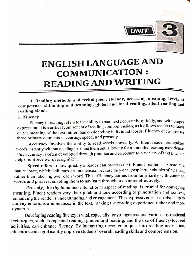 +3 2nd Semester AEC English Unit-3 Class 1 Notes | PDF