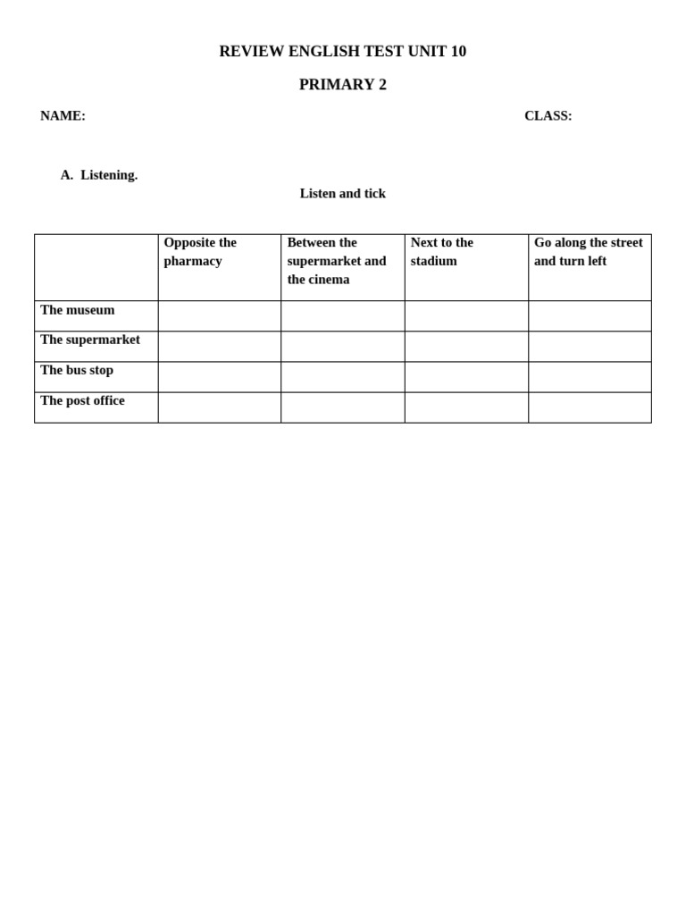 Review English Test Unit 10 | PDF | Chess Openings | Chess Theory