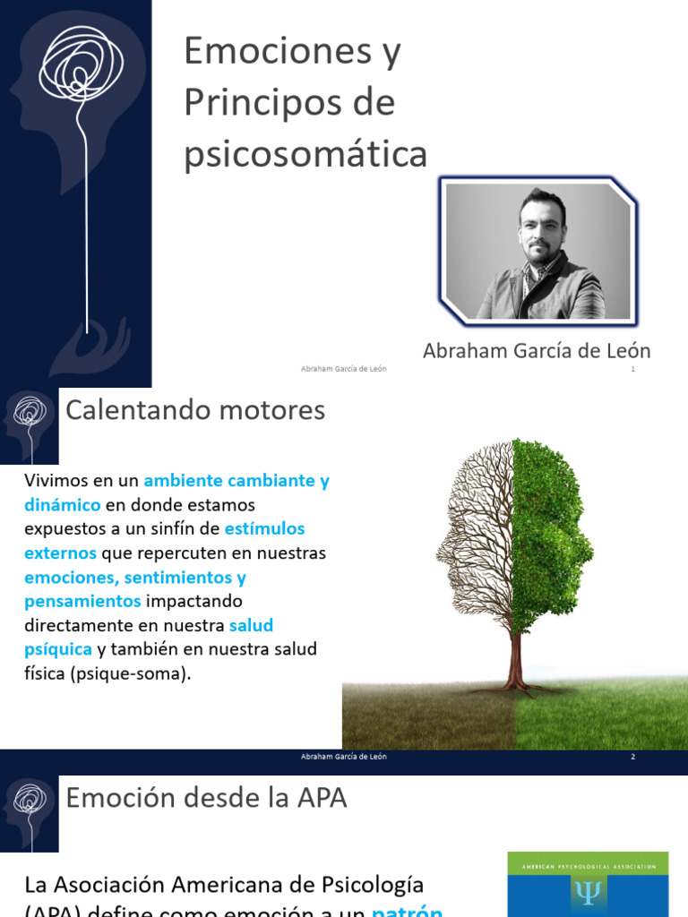 Manejo adecuado de emociones y salud | PDF | Las emociones | Psique ...