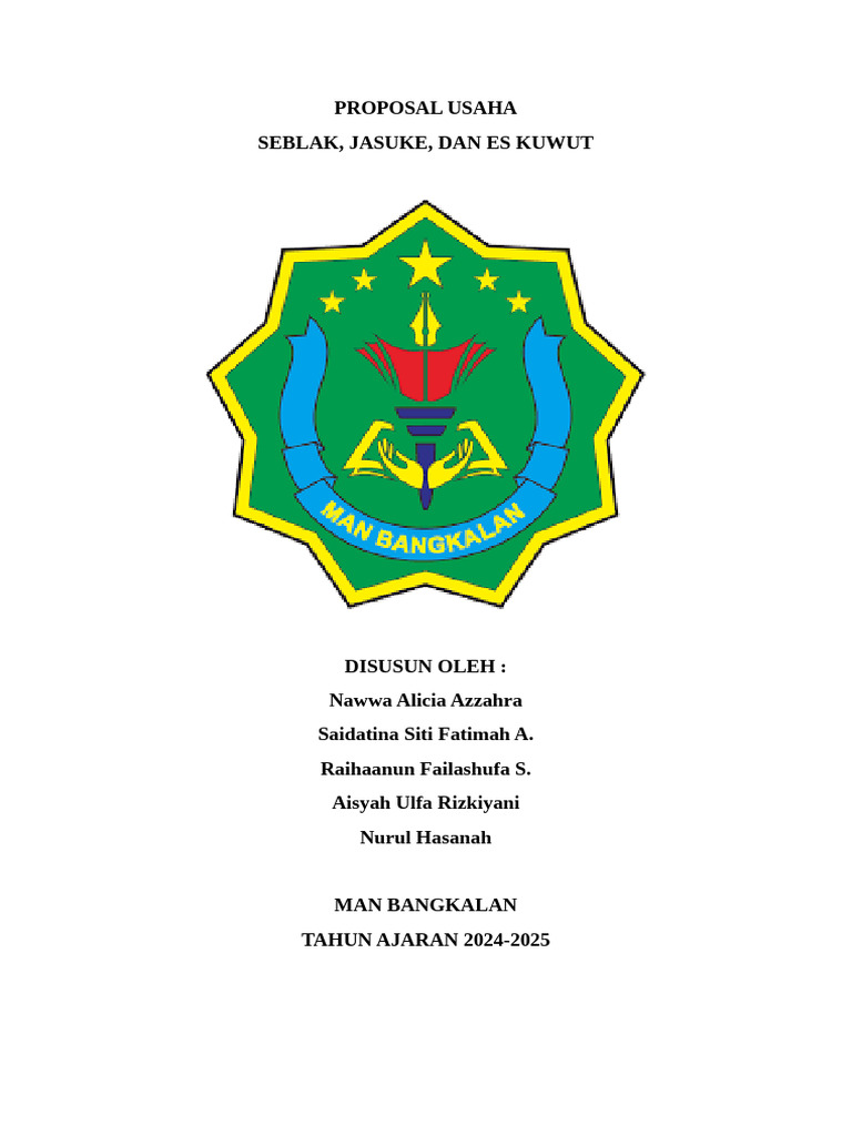 Proposal Usaha Seblak dan Jasuké 2024 | PDF