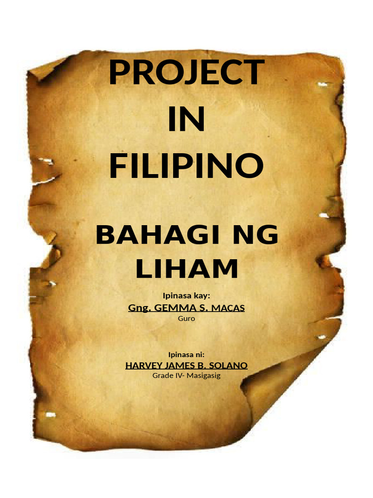 Bahagi NG Liham | PDF