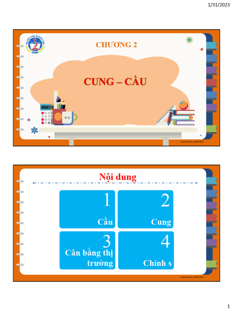 Slide C2 - Cung - Cầu | PDF