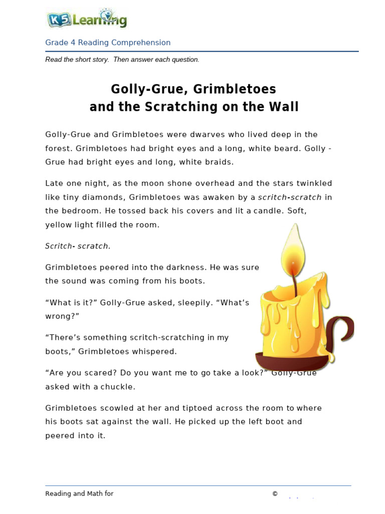 Golly-Grue and Grimbletoes' Night Adventure | PDF