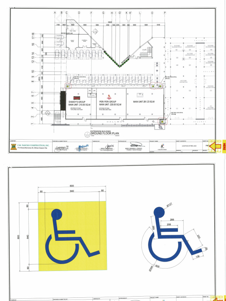Approved Plan - PWD Ramp Logo | PDF