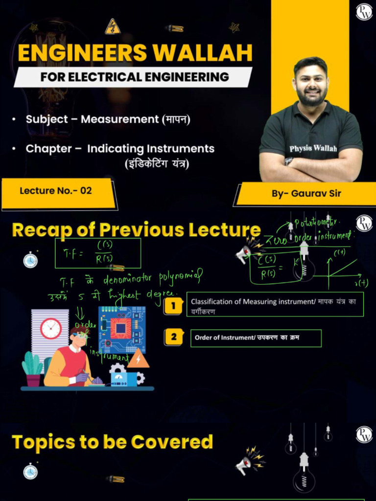 Indicating Instruments 02 - Class Notes | PDF