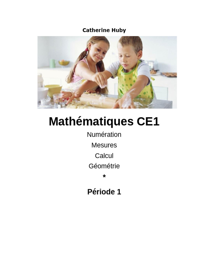 Exercices de Mathématiques CE1 Période 1 | PDF