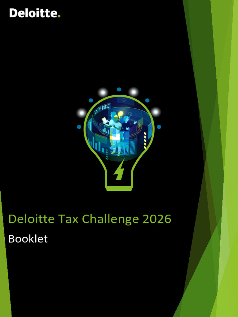 Deloitte Tax Challenge 2026 Overview | PDF