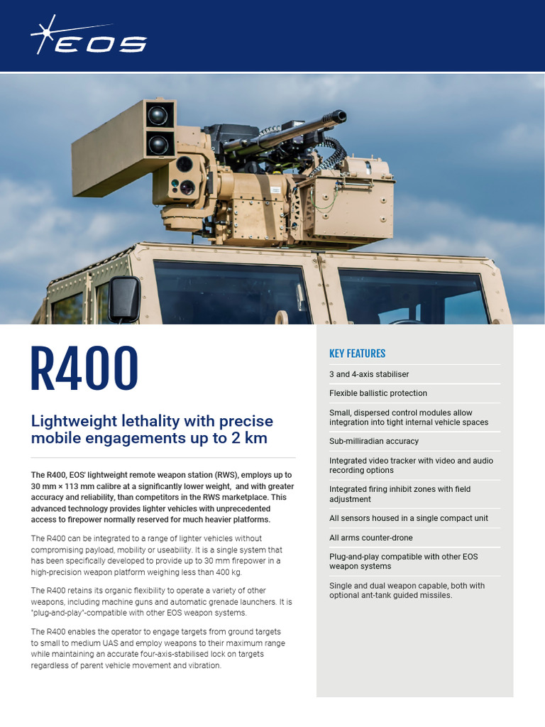 R400武器系统 | PDF | Unmanned Aerial Vehicle | Anti Tank Warfare