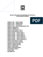 Apostila Delegado Federal Módulo I