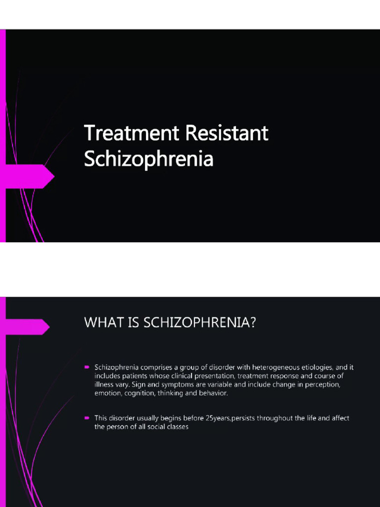 Treatment Resistant Schizophrenia.2 | PDF