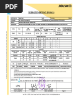 Jindal Stainless Steel MTC 316 Certificate | PDF | Stainless Steel ...