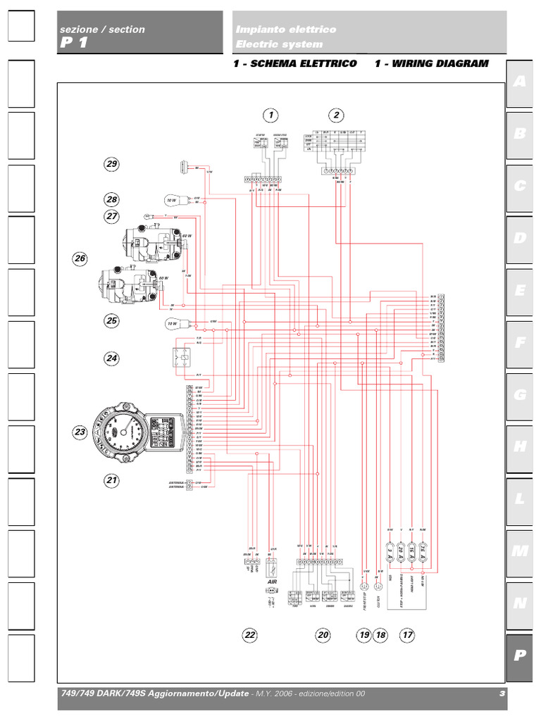 Ducati 749 Wiring Diagram - Diagrama Do Chicote DUCATI 749