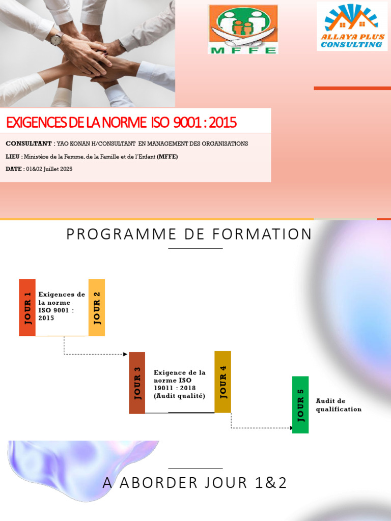 Exigences ISO 9001 : 2015 et Formation | PDF | Management de la qualité ...