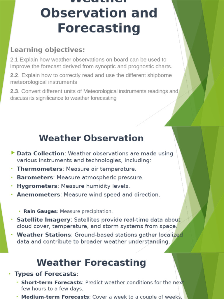 Enhancing Weather Forecasts with Observations | PDF | Weather ...